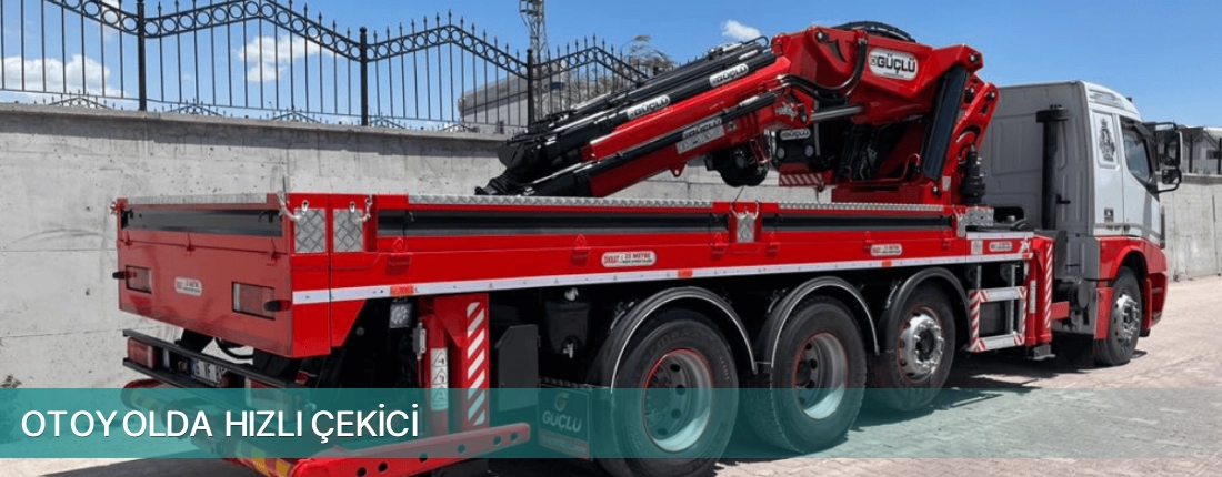 4. Sanayi İlçemi Otoyolda Hızlı Çekici